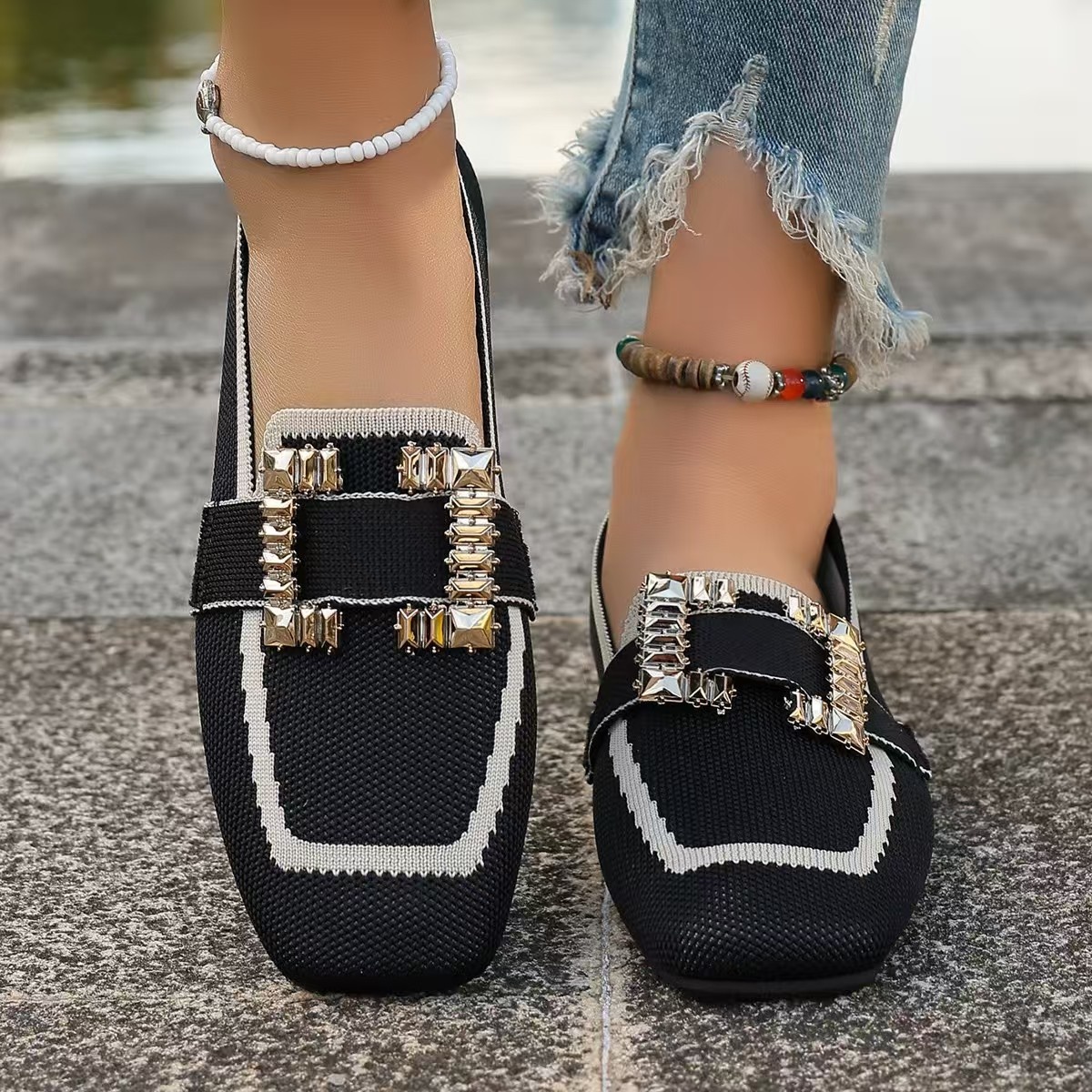 Vintage Suede Round-Toe Gommino Loafers