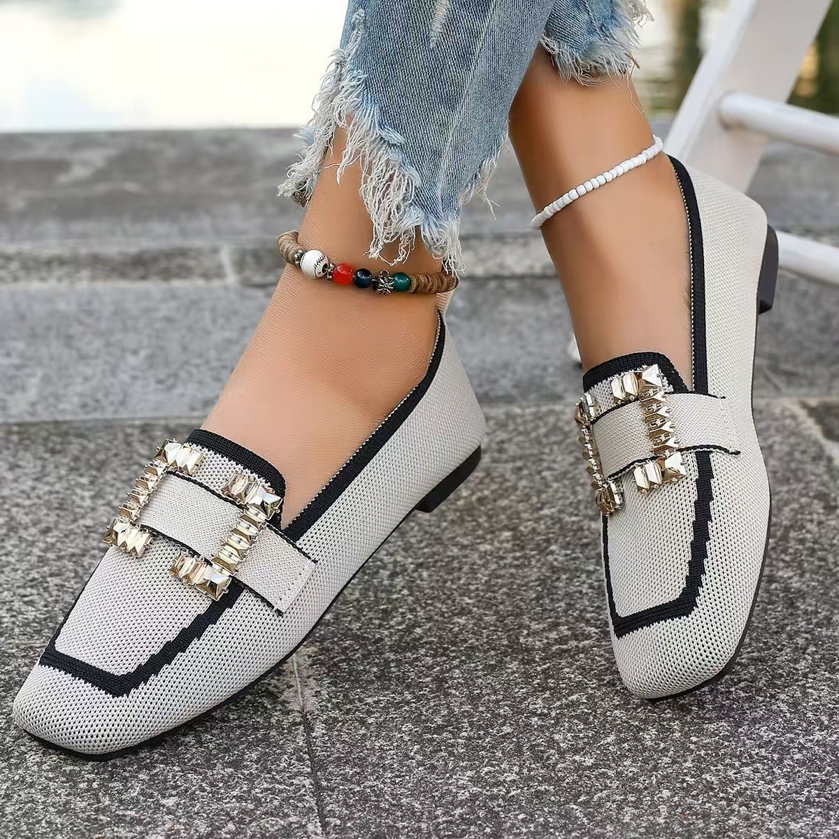 Vintage Suede Round-Toe Gommino Loafers