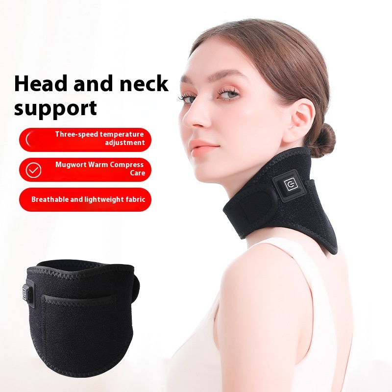 Moxibustion & Hot Compress Cold proof Physiotherapy Heating Shoulder Pad Shoulder Strap Head And Neck Support - Shop at LoveMi