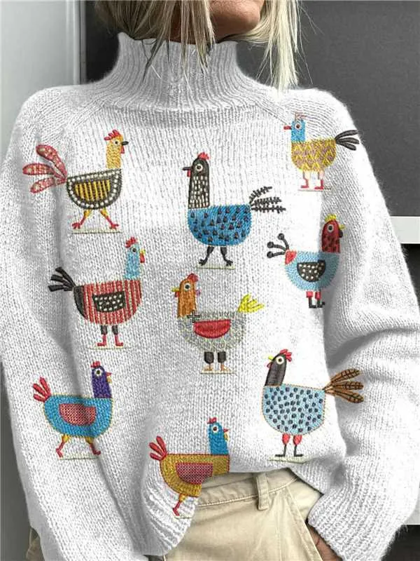 New Christmas Abstract Printing Casual Cloak Coat Cardigan Color 27 - Shop at LoveMi