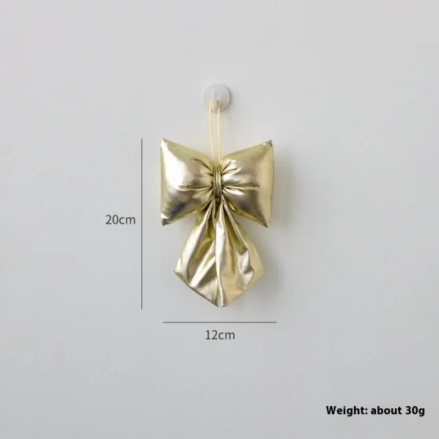 Christmas Decorative Bowknot Scene Layout Champagne - Shop at LoveMi