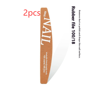 Manicure Nail File Polish Rub Pieces Nail Scissors Sponge Rub Burnishing Stick Nail Beauty Tool Set 17