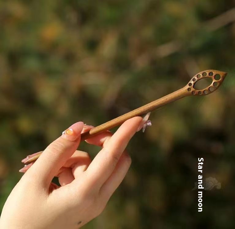 Green Sandalwood Hairpin Hairpin Antiquity Hair Clasp 33