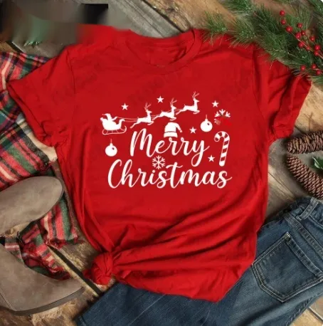 Merry Christmas Women's Casual T shirt C7 - Shop at LoveMi