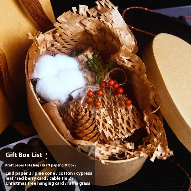 Christmas Elk Bells Decorate The First Layer Of Cowhide Car Pendants Bow Deer Medium Gift Box - Shop at LoveMi