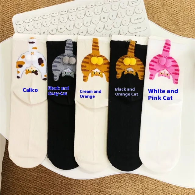 Fashion Cartoon Cat Japanese Ins All match White Cat - Shop at LoveMi