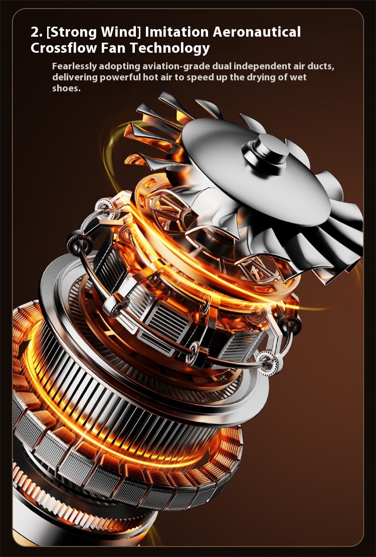 Portable Foldable Timing Quick-drying Shoes Dryer