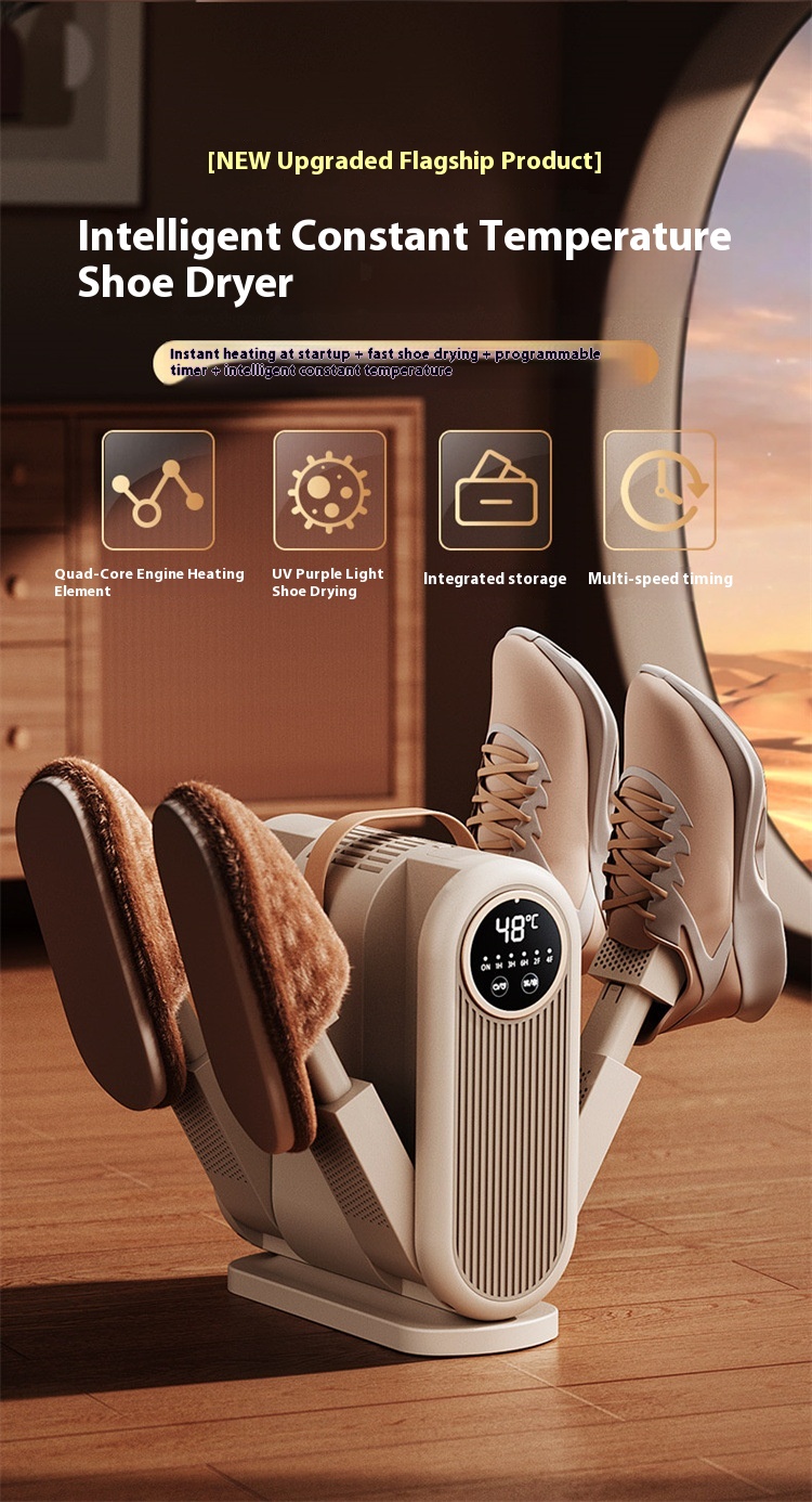 Portable Foldable Timing Quick-drying Shoes Dryer