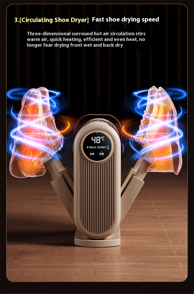 Portable Foldable Timing Quick-drying Shoes Dryer