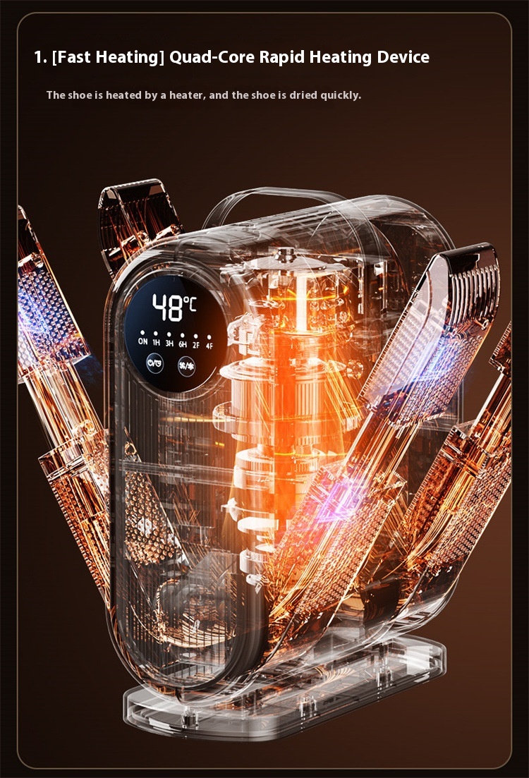 Portable Foldable Timing Quick-drying Shoes Dryer