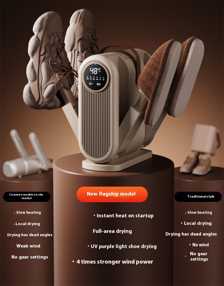 Portable Foldable Timing Quick-drying Shoes Dryer