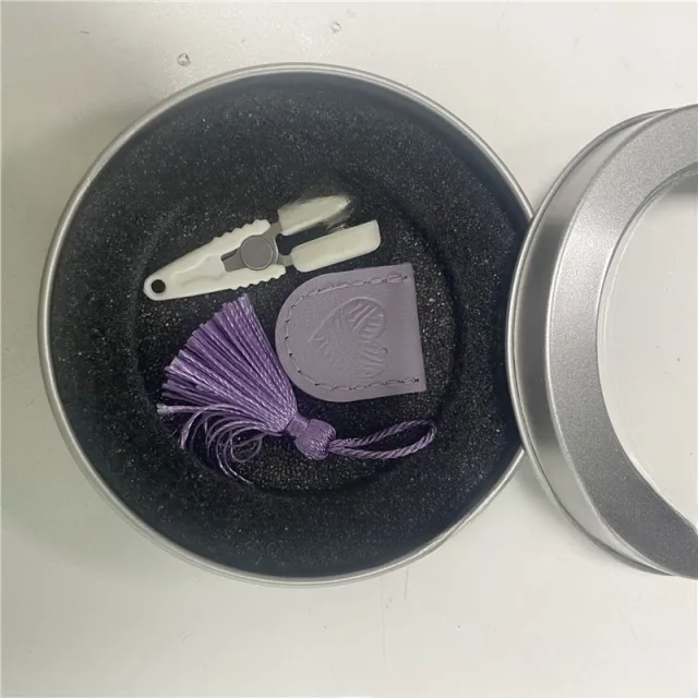 Home Creative Art Mini High precision Scissors Purple With Love Pattern - Shop at LoveMi