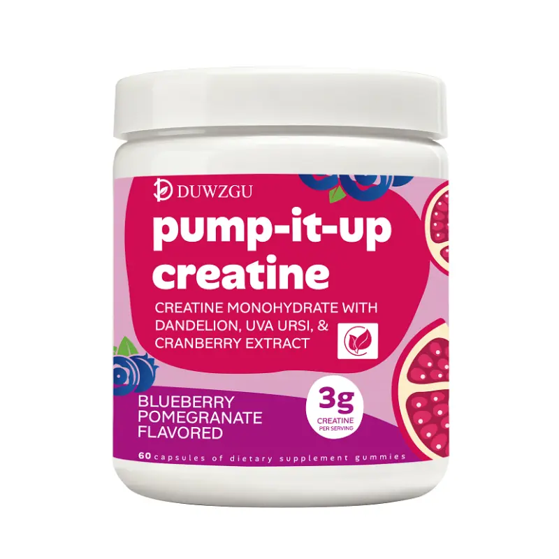 Creatine Gummy Candy Blueberry And Pomegranate Flavor