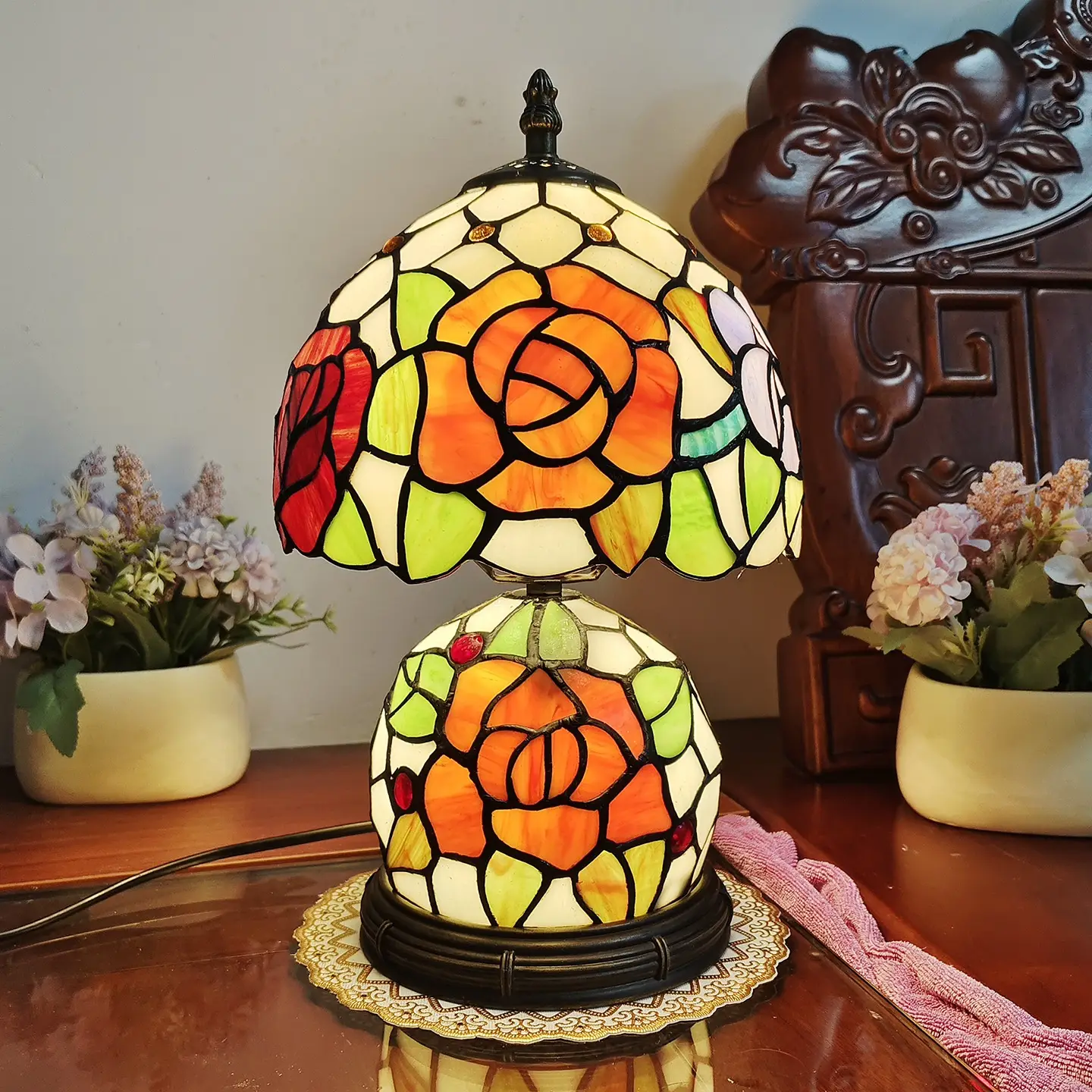 Retro Table Study And Bedroom Bedside Lamp Ambience Light