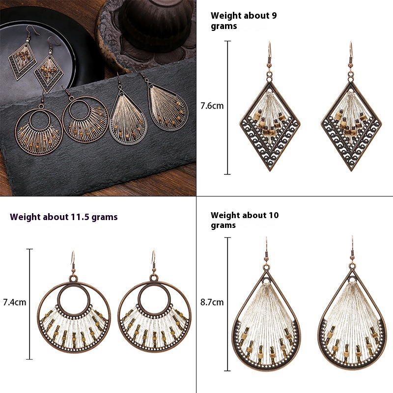 Bohemian Ethnic Dangle Earrings