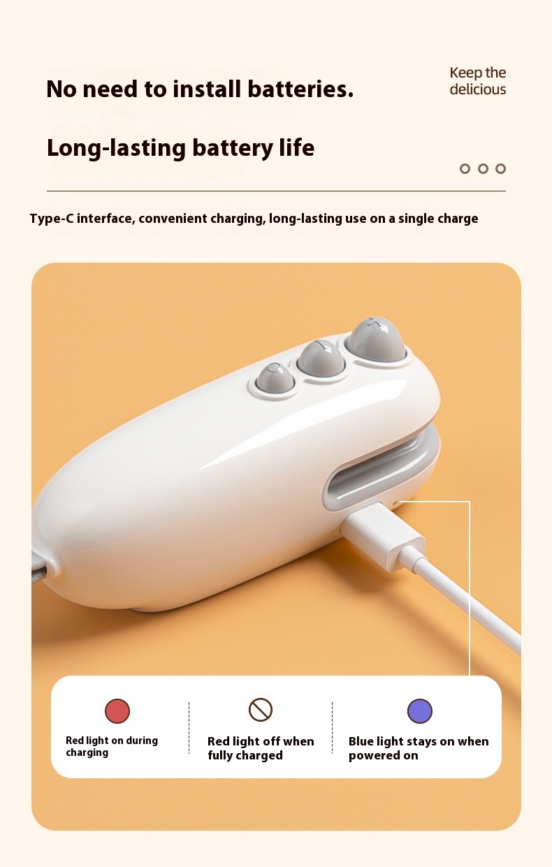 Household Mini Sealing Machine Automatic Electric Thermal Capper