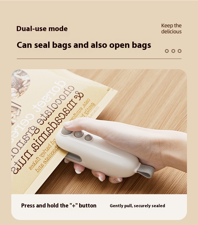 Household Mini Sealing Machine Automatic Electric Thermal Capper