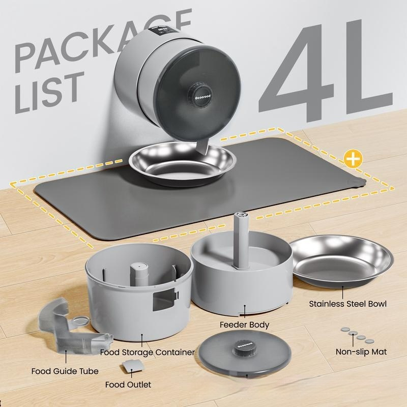 Pet Feeder Automatic Timing Remote Control Cat And Dog Food Feeding Machine