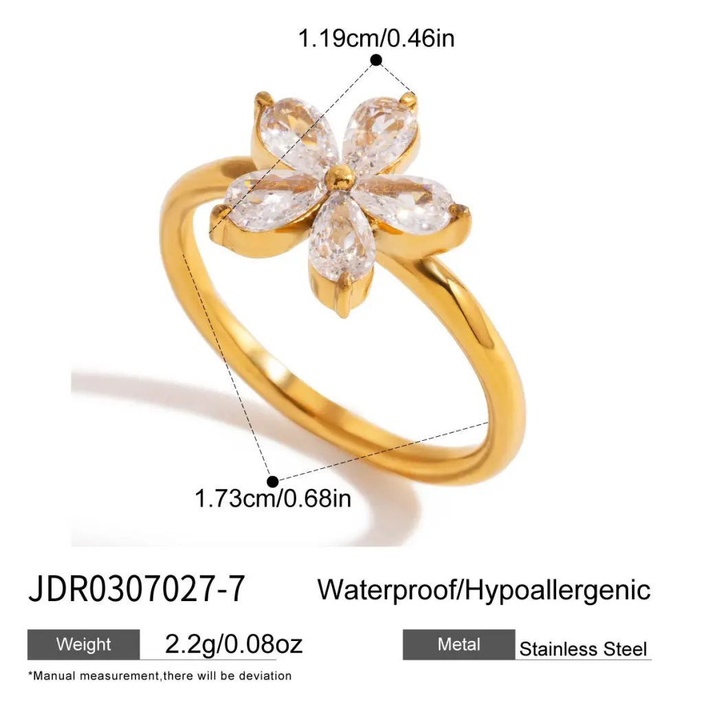 Commuter Personalized Design Plated 18K Gold Love Ring - Jdr03070277