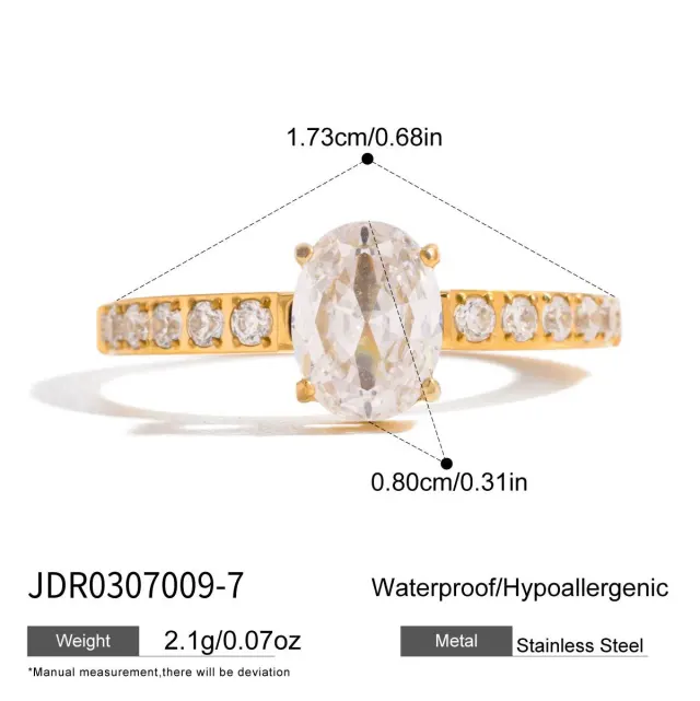 Commuter Personalized Design Plated 18K Gold Love Ring Jdr03070097 - Shop at LoveMi