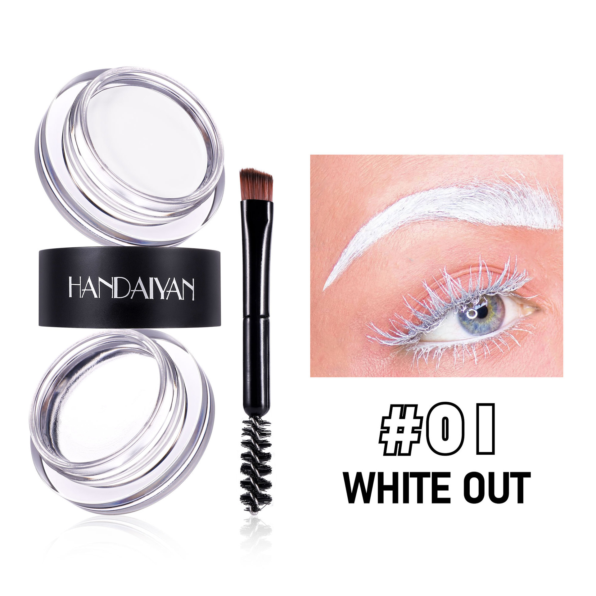 Effective Waterproof 2-in-1 8-color Eyebrow Cream 5