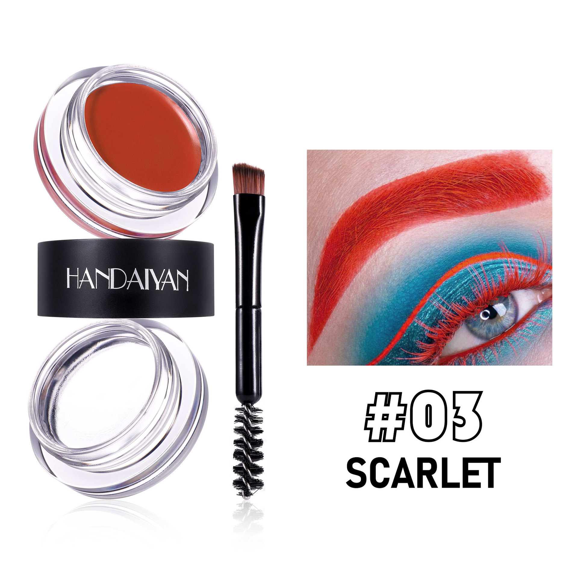 Effective Waterproof 2-in-1 8-color Eyebrow Cream 7