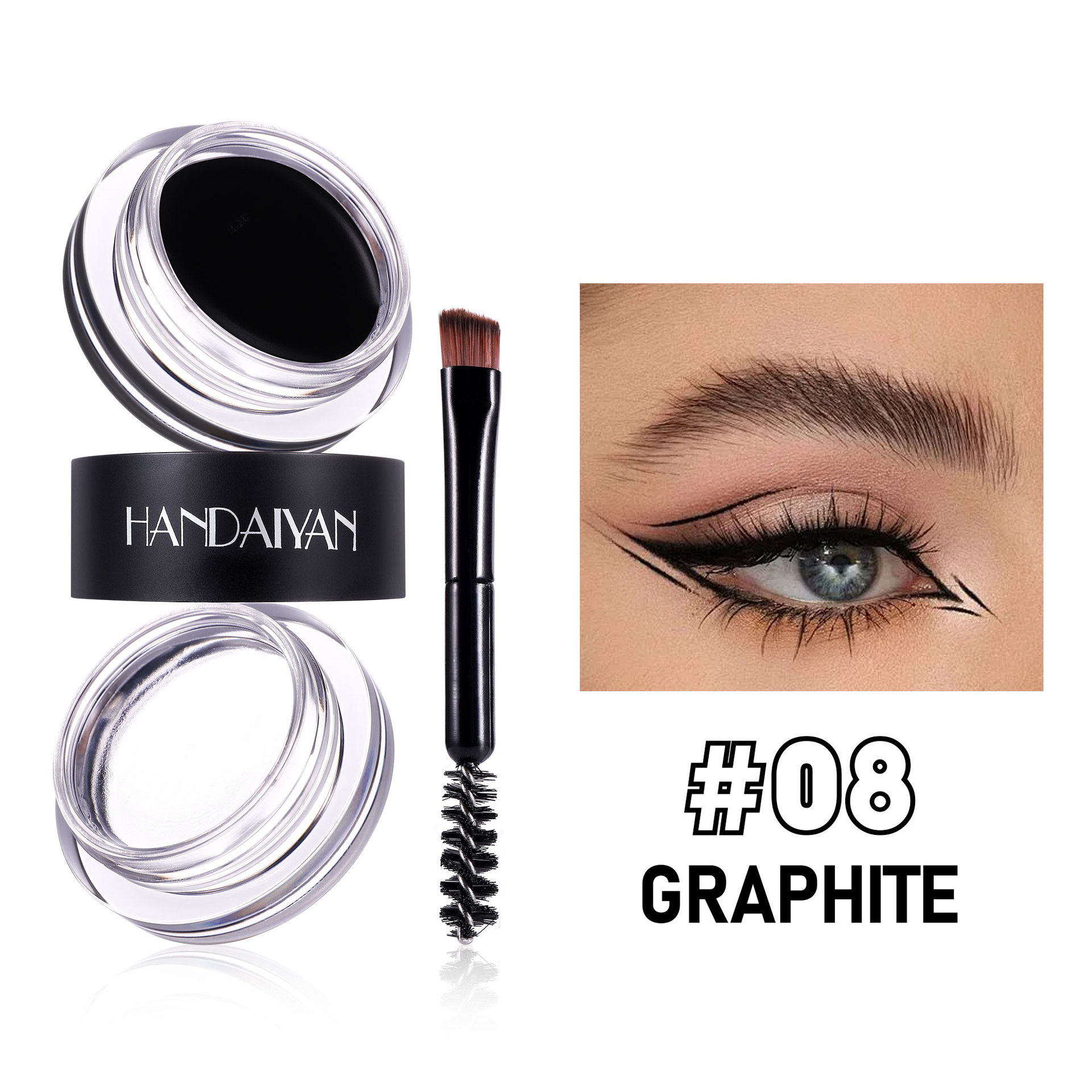 Effective Waterproof 2-in-1 8-color Eyebrow Cream 11