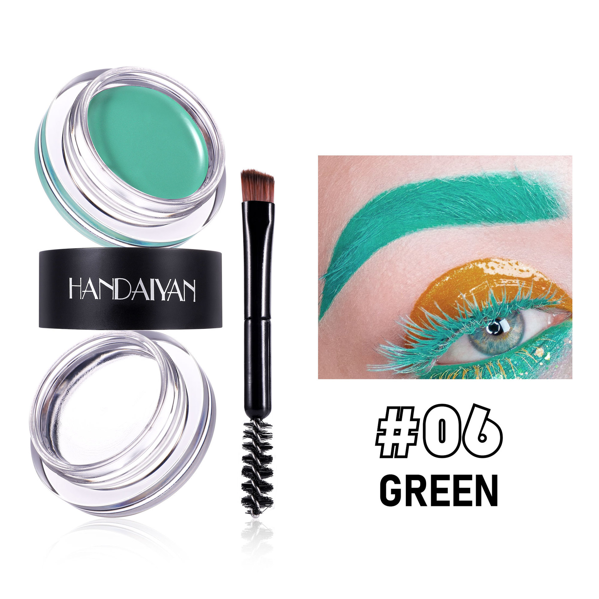 Effective Waterproof 2-in-1 8-color Eyebrow Cream 10