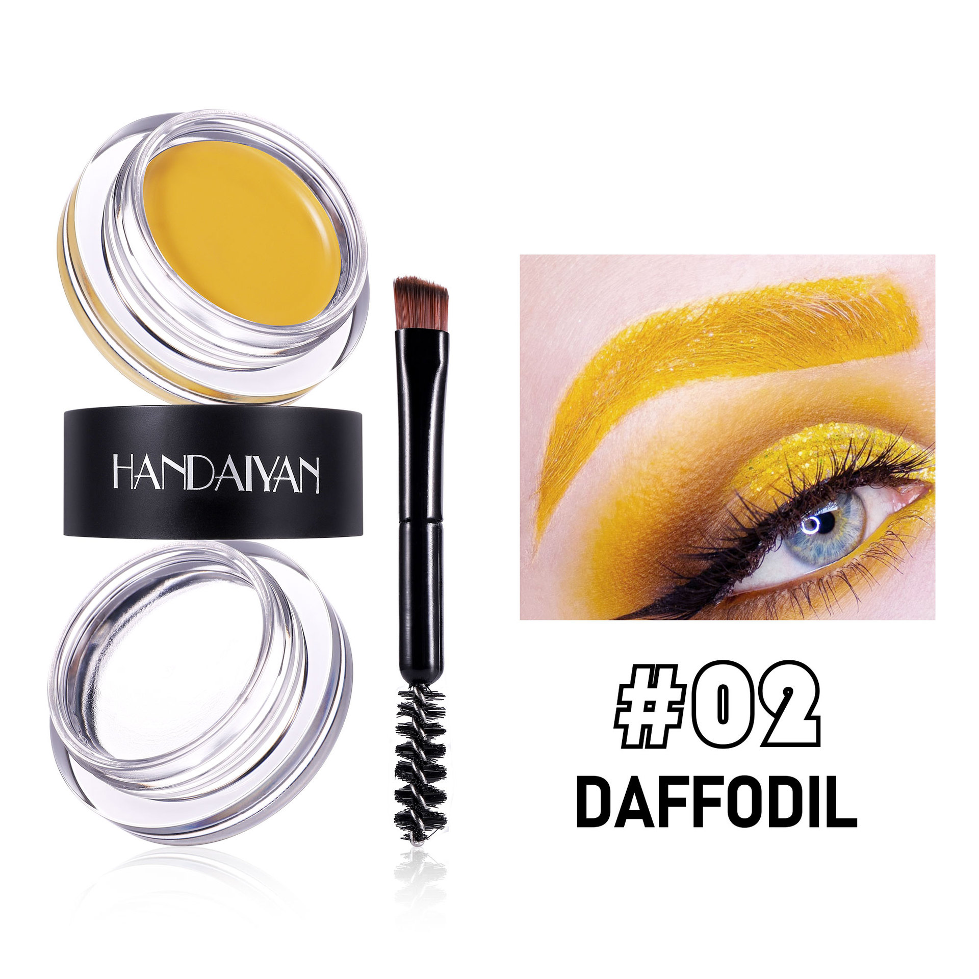 Effective Waterproof 2-in-1 8-color Eyebrow Cream 6