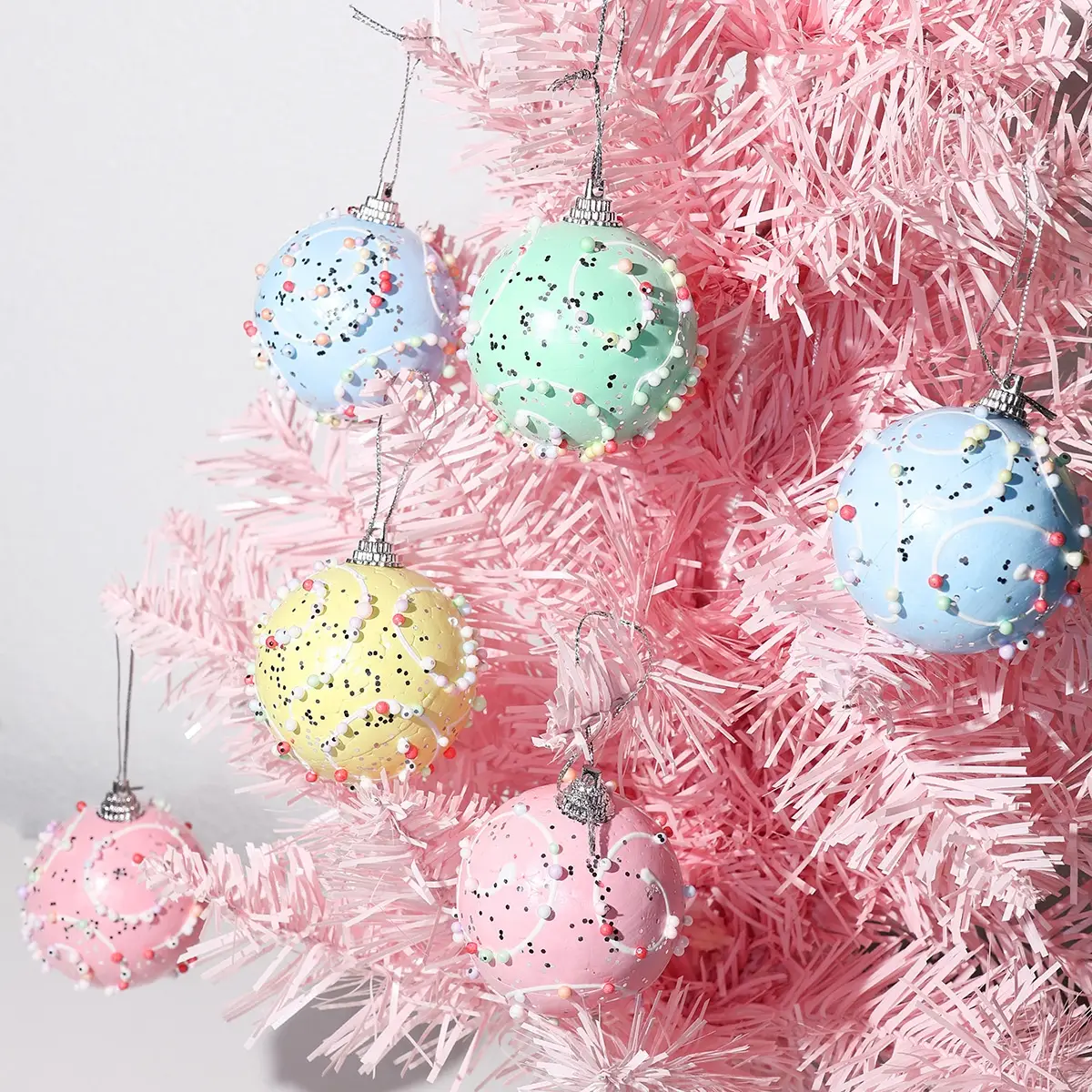 New Christmas Color Macarons Ball Candy Series