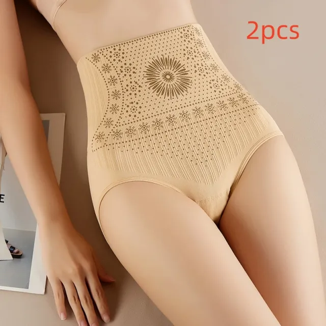 Women's High Waist Buttock Lifting Body Shaping Belly Pants Skin 2Pcs - Shop at LoveMi