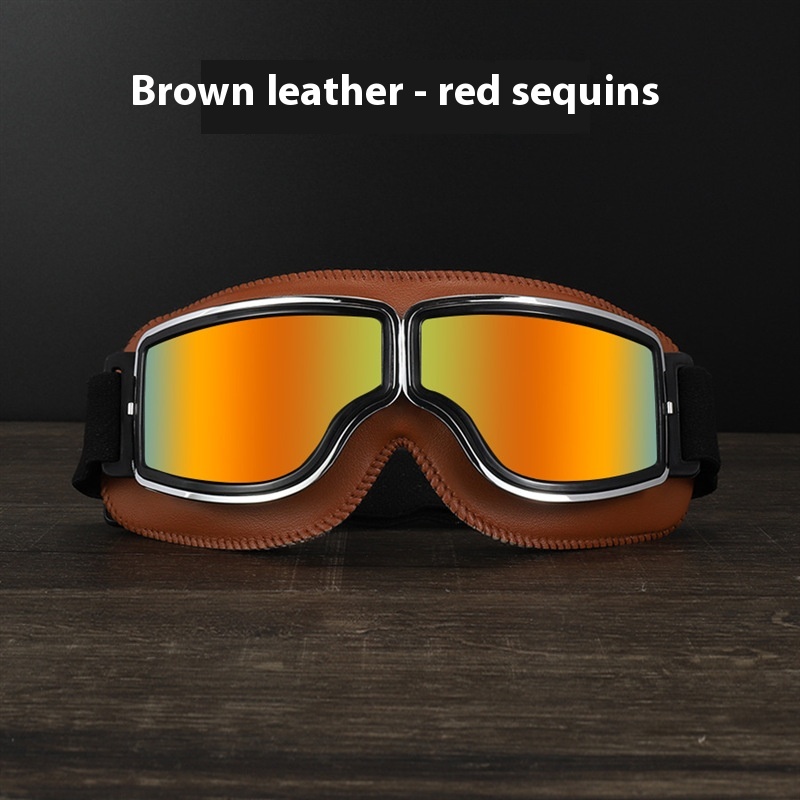 Harley Goggles Riding Wind-proof Glasses Helmet Against Wind And Sand Goggles Half Helmet Full Face Helmet Motorcycle Off-road Lens