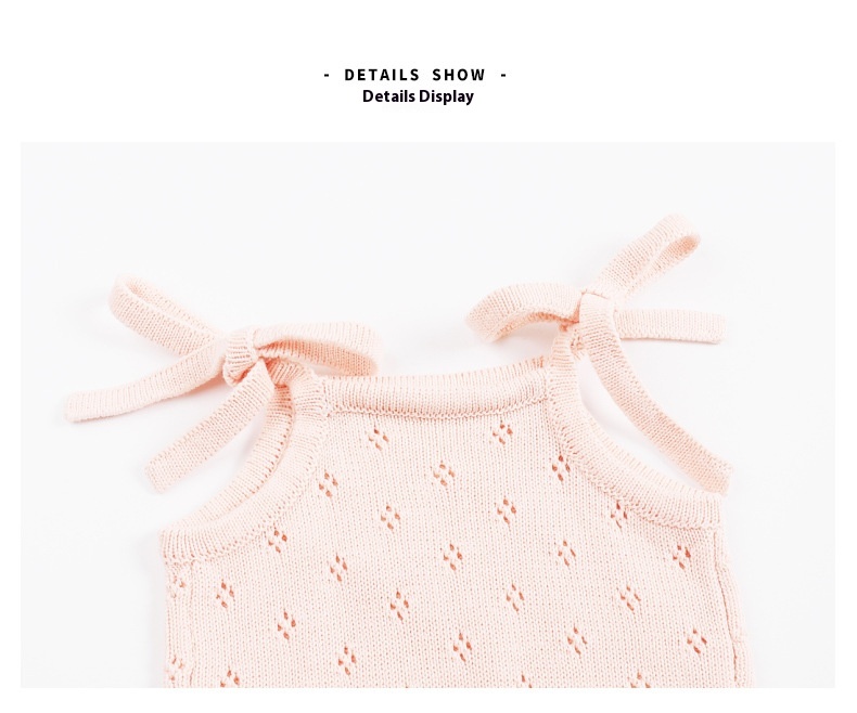Baby Knitted Vest Wool Jumpsuit Spring And Autumn