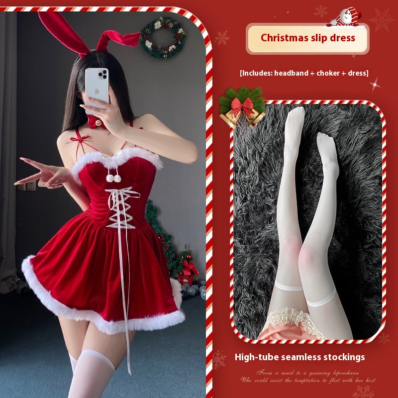 Christmas Costume Cute Bunny Nightclub