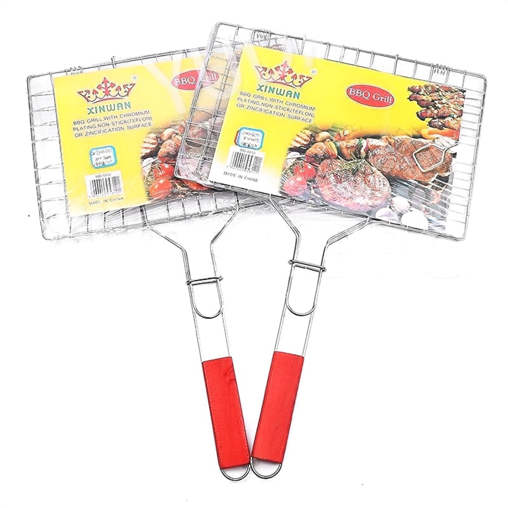 Electroplated Wooden-handled Small Single Fish