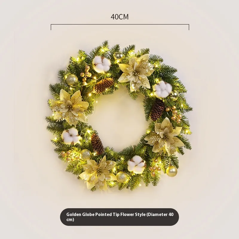 Christmas Decoration Garland Decoration Scene Arrangement Articles - Golden Ball