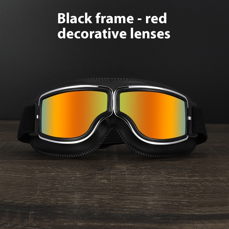 Harley Goggles Riding Wind-proof Glasses Helmet Against Wind And Sand Goggles Half Helmet Full Face Helmet Motorcycle Off-road Lens
