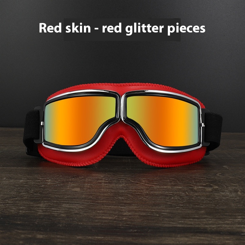 Harley Goggles Riding Wind-proof Glasses Helmet Against Wind And Sand Goggles Half Helmet Full Face Helmet Motorcycle Off-road Lens