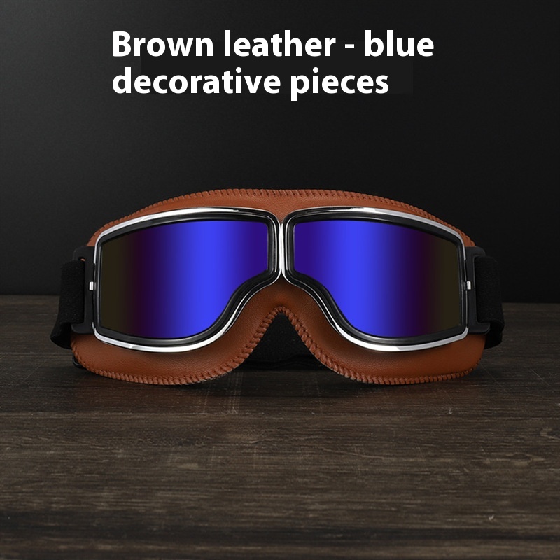 Harley Goggles Riding Wind-proof Glasses Helmet Against Wind And Sand Goggles Half Helmet Full Face Helmet Motorcycle Off-road Lens
