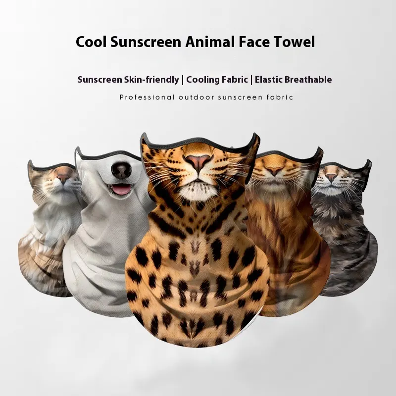 Sunscreen Hanging Ear Ice Silk Breathable Outdoor Sports Motorcycle