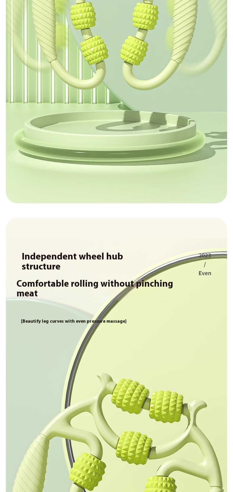 Annular Roller Clamp Of Leg Massager