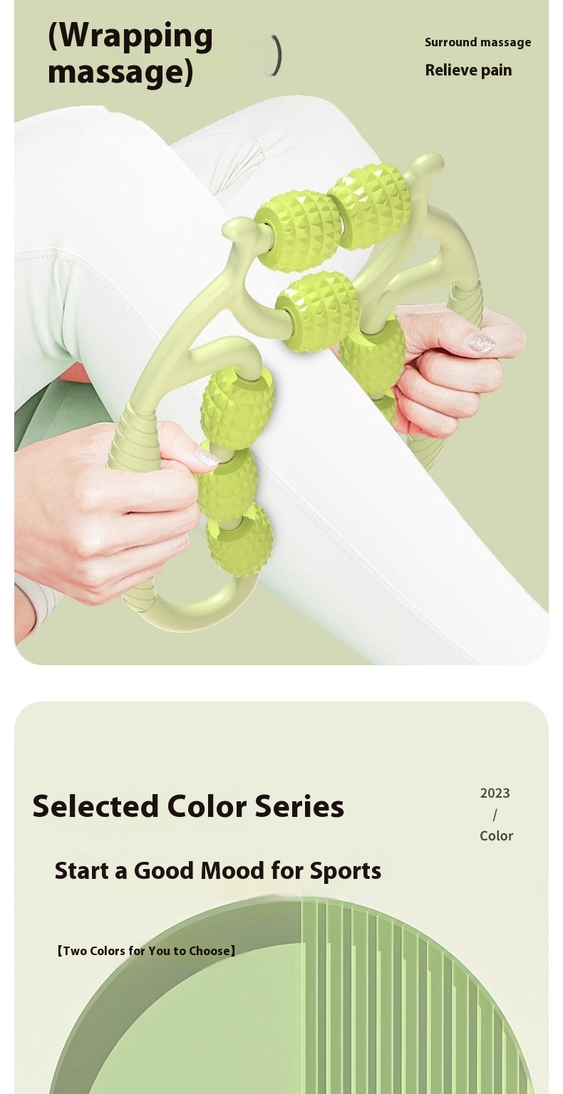 Annular Roller Clamp Of Leg Massager