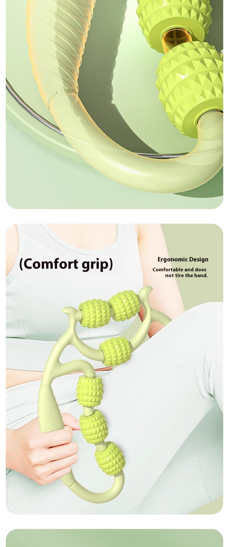 Annular Roller Clamp Of Leg Massager