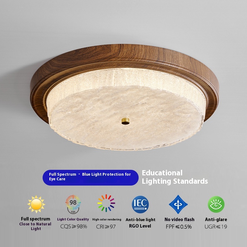 Middle Ancient Style Retro Bedroom Ceiling Light Simple And Atmospheric Dining Room Study - Image 6