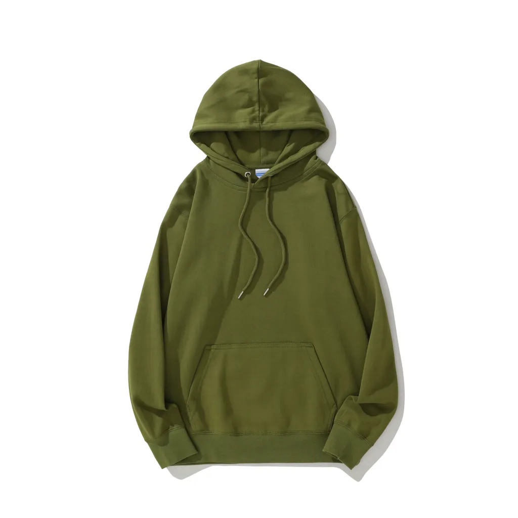 Personalized Embroidered Pet Hoodie - Army Green - View 1