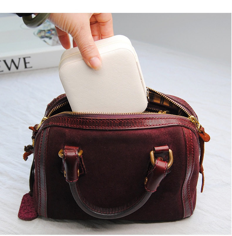 Simple Ins Portable Jewelry Storage Ear Stud Necklace Ring Small Jewelry Box