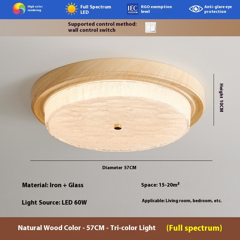 Middle Ancient Style Retro Bedroom Ceiling Light Simple And Atmospheric Dining Room Study - Image 4