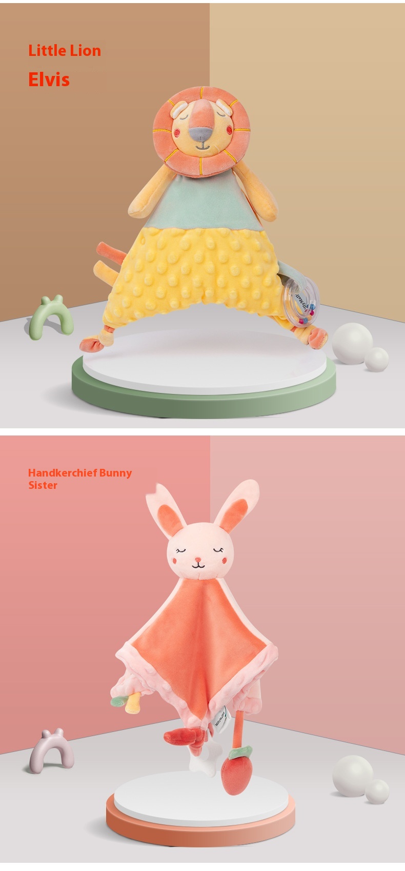 Baby Soothing Towel Doll Sleeping Pillow Doll