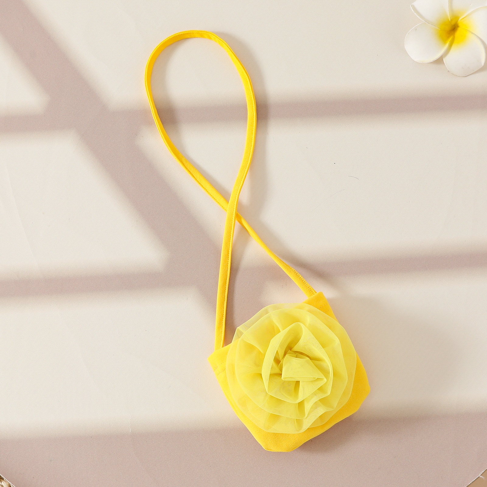 Girl's 3D Flower Pulling Strap Set