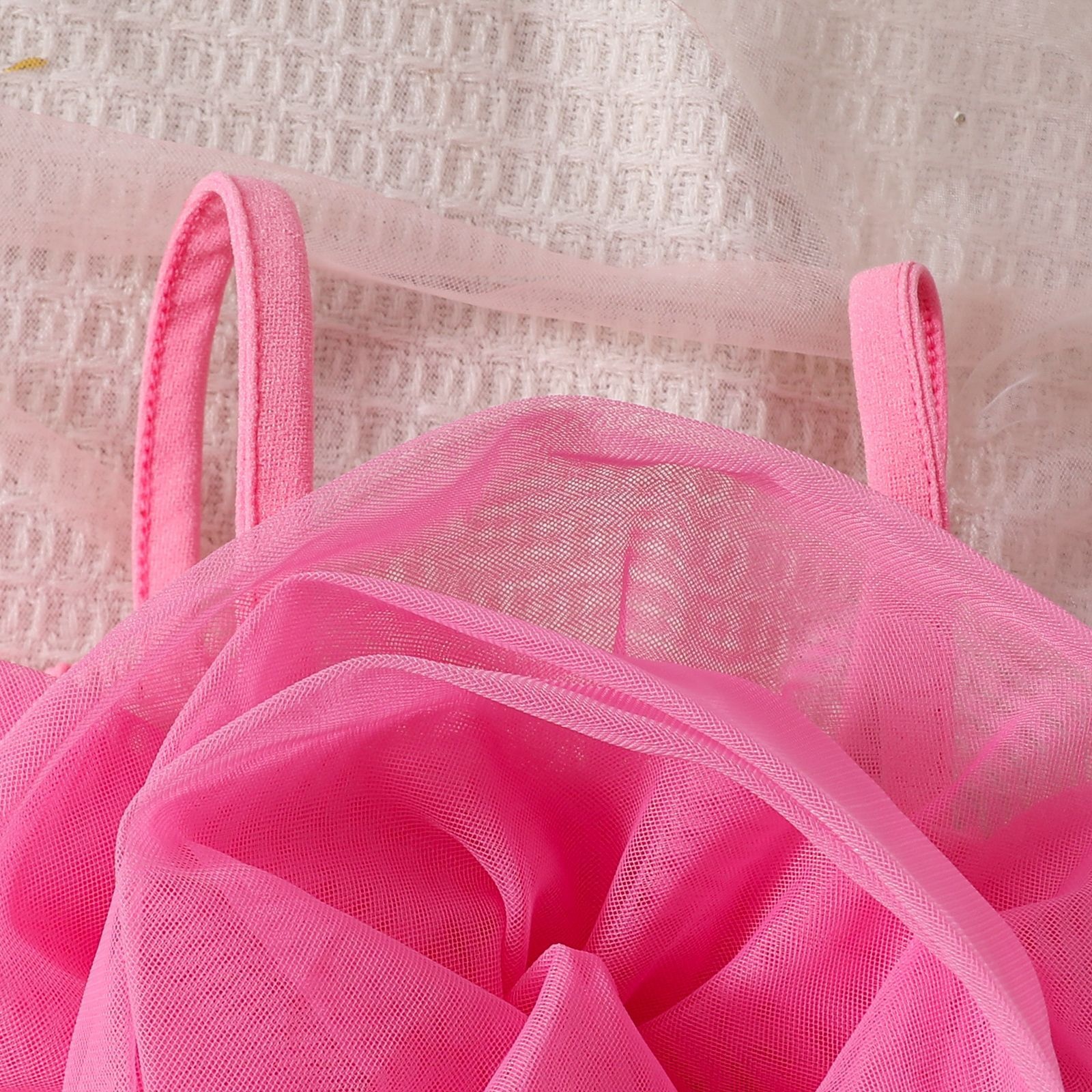 Girl's 3D Flower Pulling Strap Set